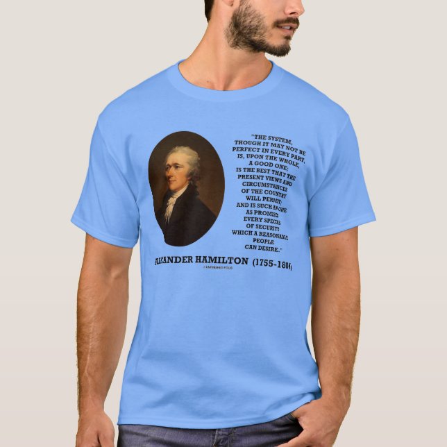 Hamilton-System perfekt nicht sein ein gutes Zitat T-Shirt (Vorderseite)