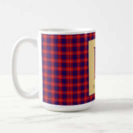 Hamilton Tartan Monogram H Kaffeetasse