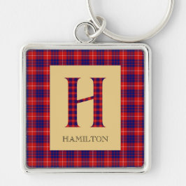 Hamilton Tartan Monogram H Schlüsselanhänger