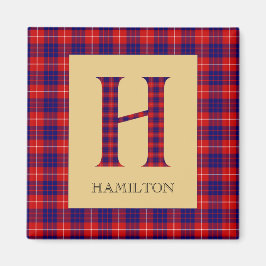 Hamilton Tartan Monogram H Schlüsselanhänger Magnet