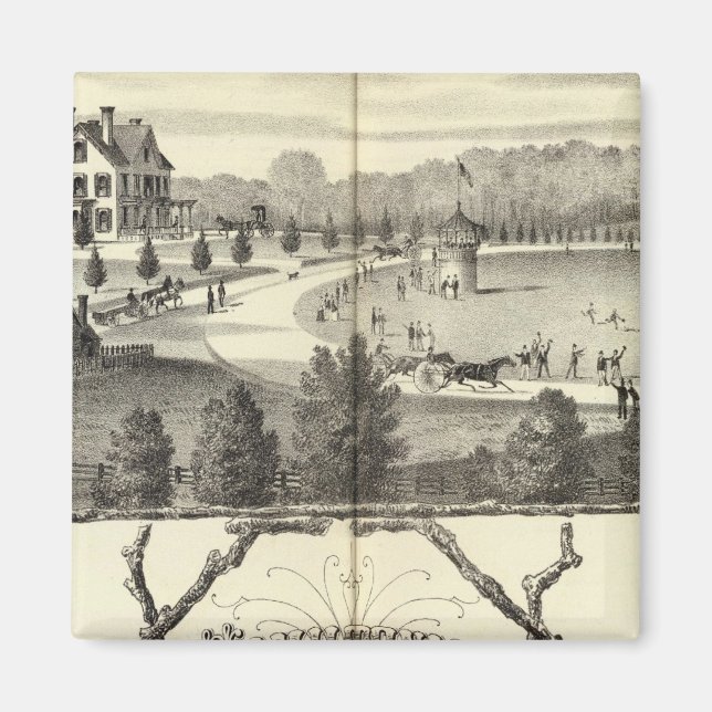 Hamiltonian Farm in Middletown, NJ Magnet (Vorne)