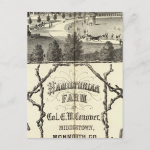 Hamiltonian Farm in Middletown, NJ Postkarte