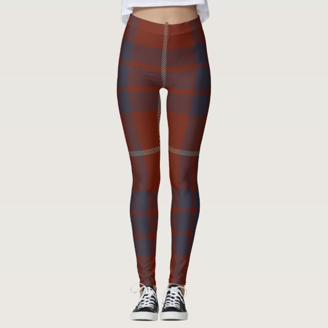 Hamiltontartan-Clan kariert Leggings (Vorderseite)