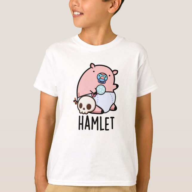 Hamlet Funny Shakepear Baby Pig Puff T-Shirt (Vorderseite)