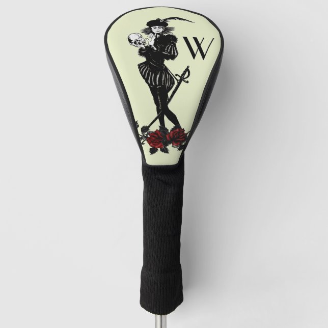 Hamlet Personal Green Golf Head Cover Headcover (Vorderseite)