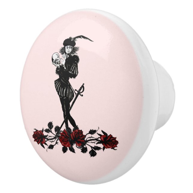 Hamlet Pink  Keramikknauf (Rechts)