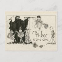 Hamlet Shakespeare Postkarte