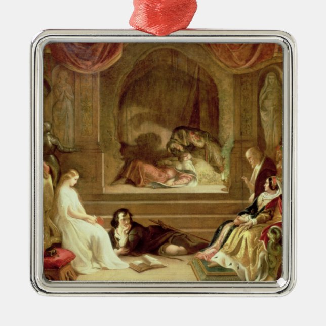 Hamlet Silbernes Ornament (Vorne)