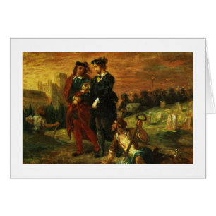 Hamlet und Horatio im Friedhof, 1859 (Öl auf c