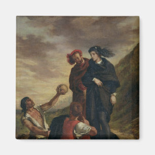 Hamlet und Horatio im Friedhof Magnet