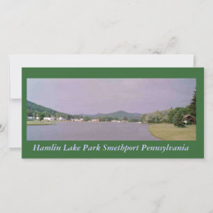 Hamlin Lake Park Smethport Postcard