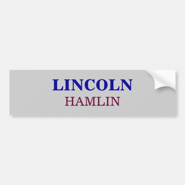 HAMLIN, LINCOLN AUTOAUFKLEBER (Vorne)
