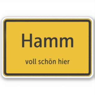 Hamm Aufkleber Sticker Autoaufkleber