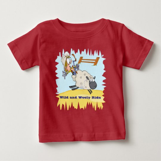 Hammelfleisch Bustin Rodeo-Baby-langes Baby T-shirt