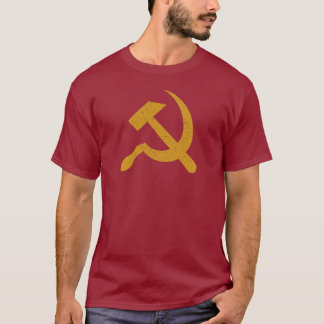 Hammer and Sickle - Communism Symbol Red T-Shirt
