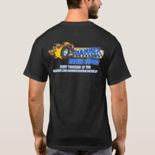 Hammer, der unten Bericht farbigen T - Shirt läuf