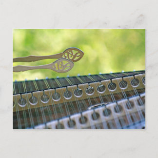 Hammer Dulcimer Mallets Postkarte