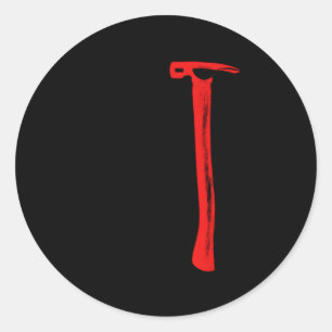 Hammer-Framing Construction Con Runder Aufkleber