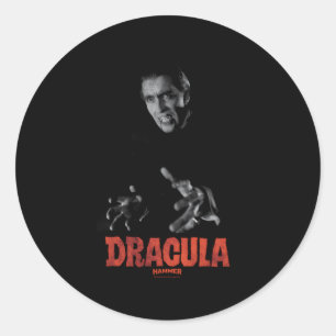 Hammer House of Horror Christopher Lee Dracula Runder Aufkleber