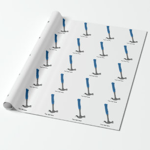Hammer Pulling Nails Geschenkpapier