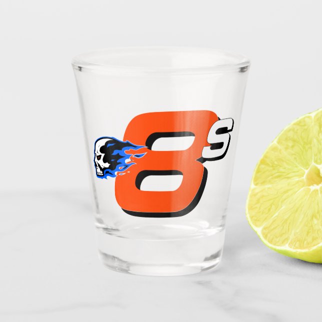 Hammer Racing Shot Glass Schnapsglas (Vorderseite)