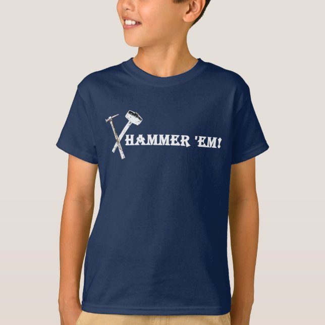 Hammer sie! Funky T - Shirt (Vorderseite)