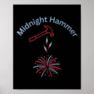 Hammer und Feuerwerk Operation Mitternachtshammer Poster
