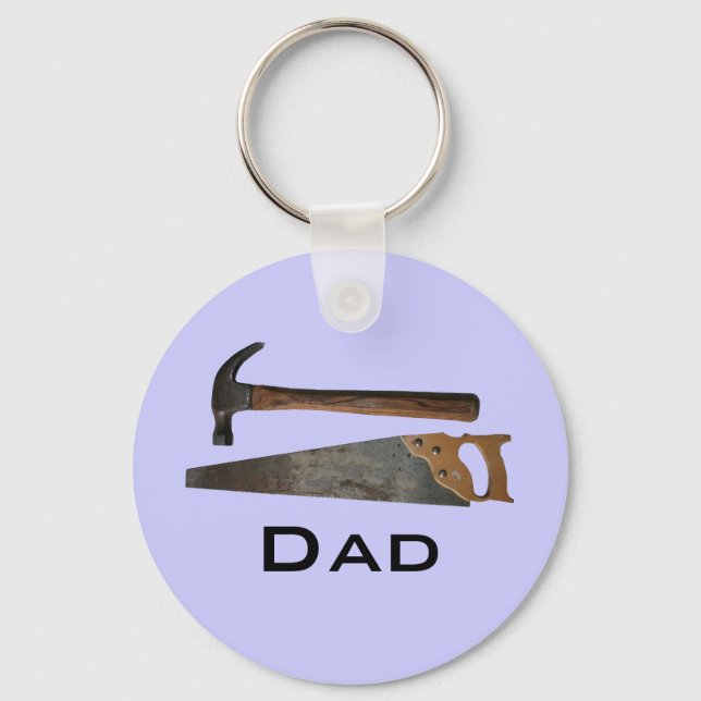Hammer und Säge Schlüsselanhänger (Vorderseite)