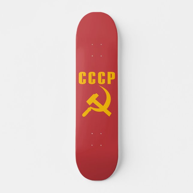 Hammer und Sichel cccp UDSSR Skateboard (Vorne)