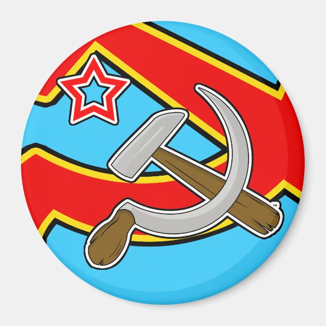 Hammer und Sichel Magnet (Vorne)