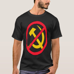 Hammer und Sichel sagen nein zum Kommunismus und S T-Shirt