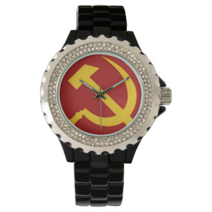 Hammer und Sichel-Uhr Armbanduhr