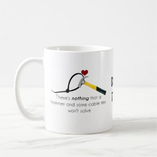 Hammer und Zap-Gurt Kaffeetasse