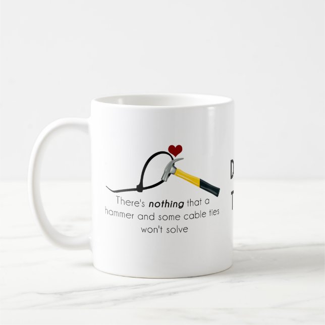 Hammer und Zap-Gurt Kaffeetasse (Links)
