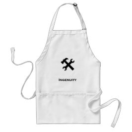 Hammer Wrench Einfallsschwarz Schürze