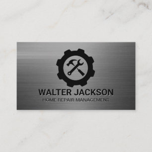 Hammer Wrench Geing Logo   Reparaturen Visitenkarte