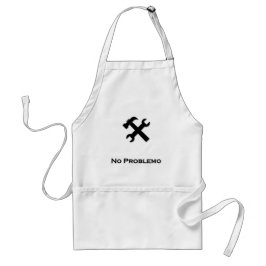 Hammer Wrench No problemo black Schürze