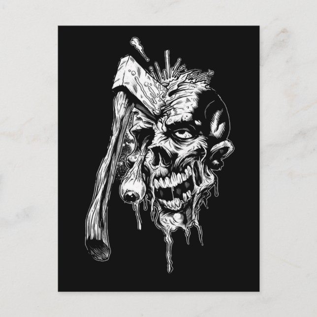 Hammered Skull Postkarte (Vorderseite)