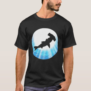 Hammerhai Blaues Tier Person T-Shirt