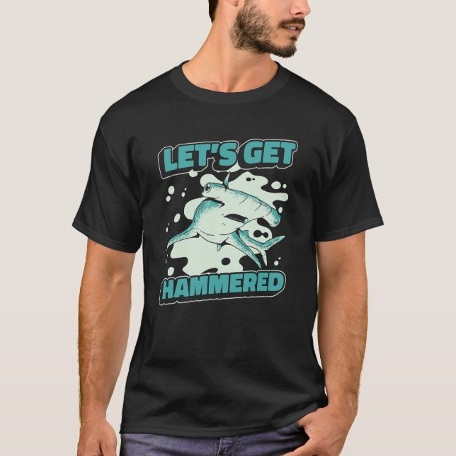 Hammerhai-Hammerfisch T-Shirt (Vorderseite)