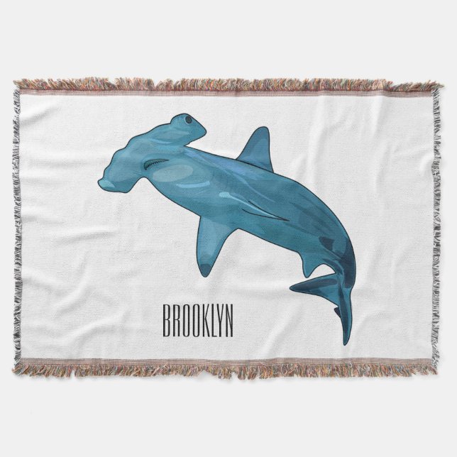 Hammerhead-Hai-Cartoon Decke (Vorderseite)