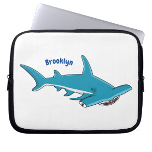 Hammerhead-Hai-Cartoon Laptopschutzhülle