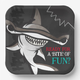 Hammerhead Shark Birthday Party Pappteller