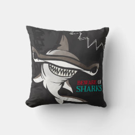 Hammerhead Shark Camouflage Print Kissen