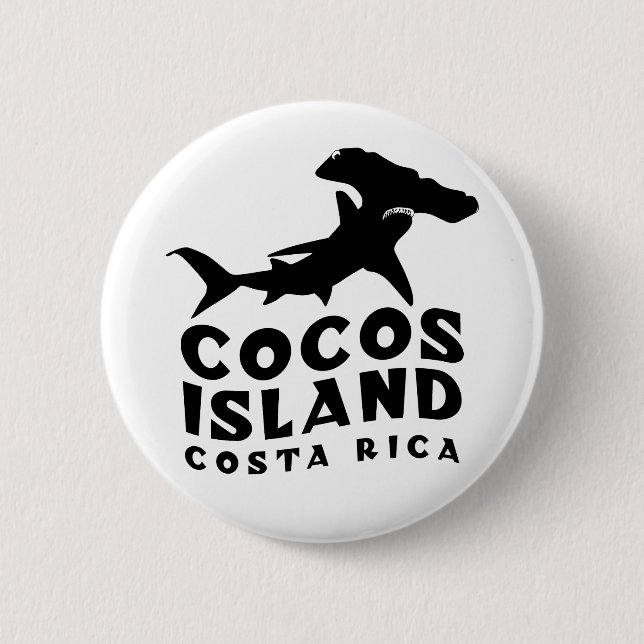 Hammerhead Shark Cocos Island Button (Vorderseite)