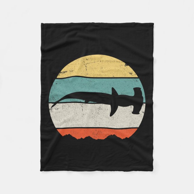 Hammerhead Shark Fleecedecke (Vorderseite)