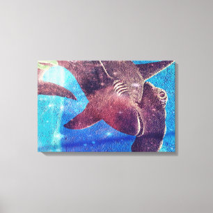 Hammerhead Shark Painting Leinwanddruck