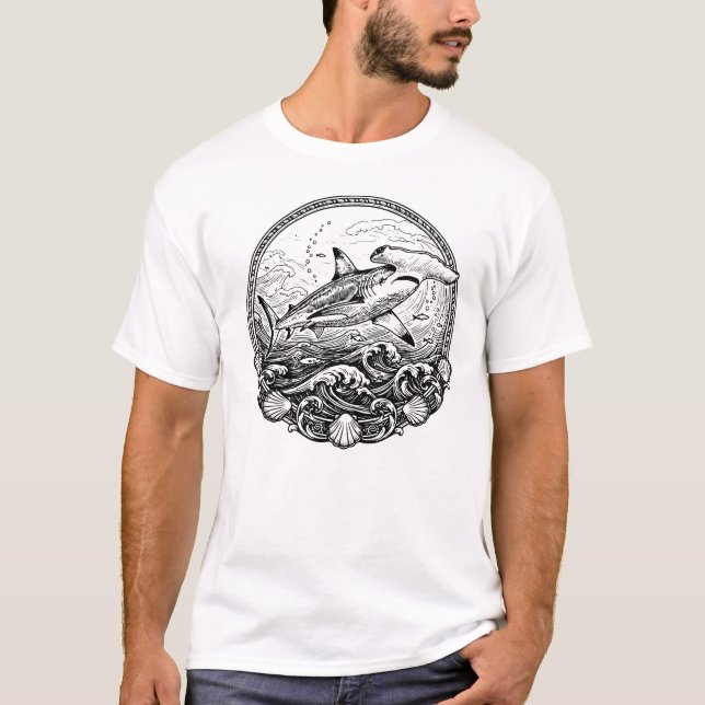 hammerhead shark T-Shirt (Vorderseite)