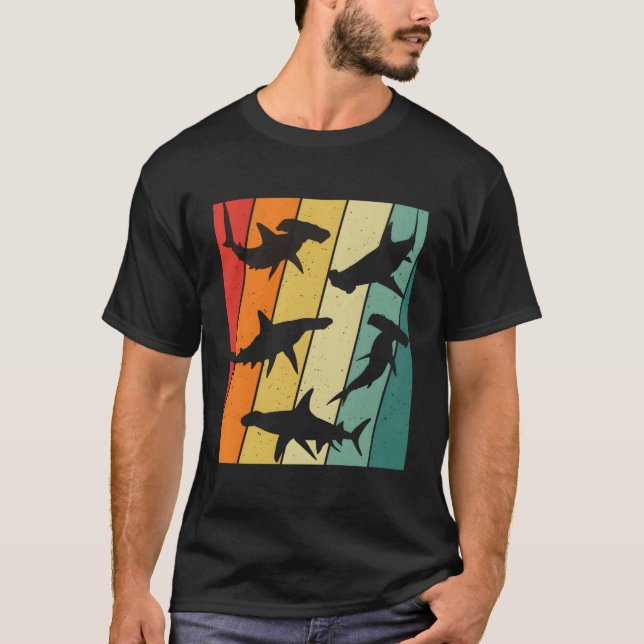 Hammerhead Shark Whisperer Selachimorphaphile T-Shirt (Vorderseite)