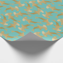 Hammerhead Shark Wrapping Paper Geschenkpapier